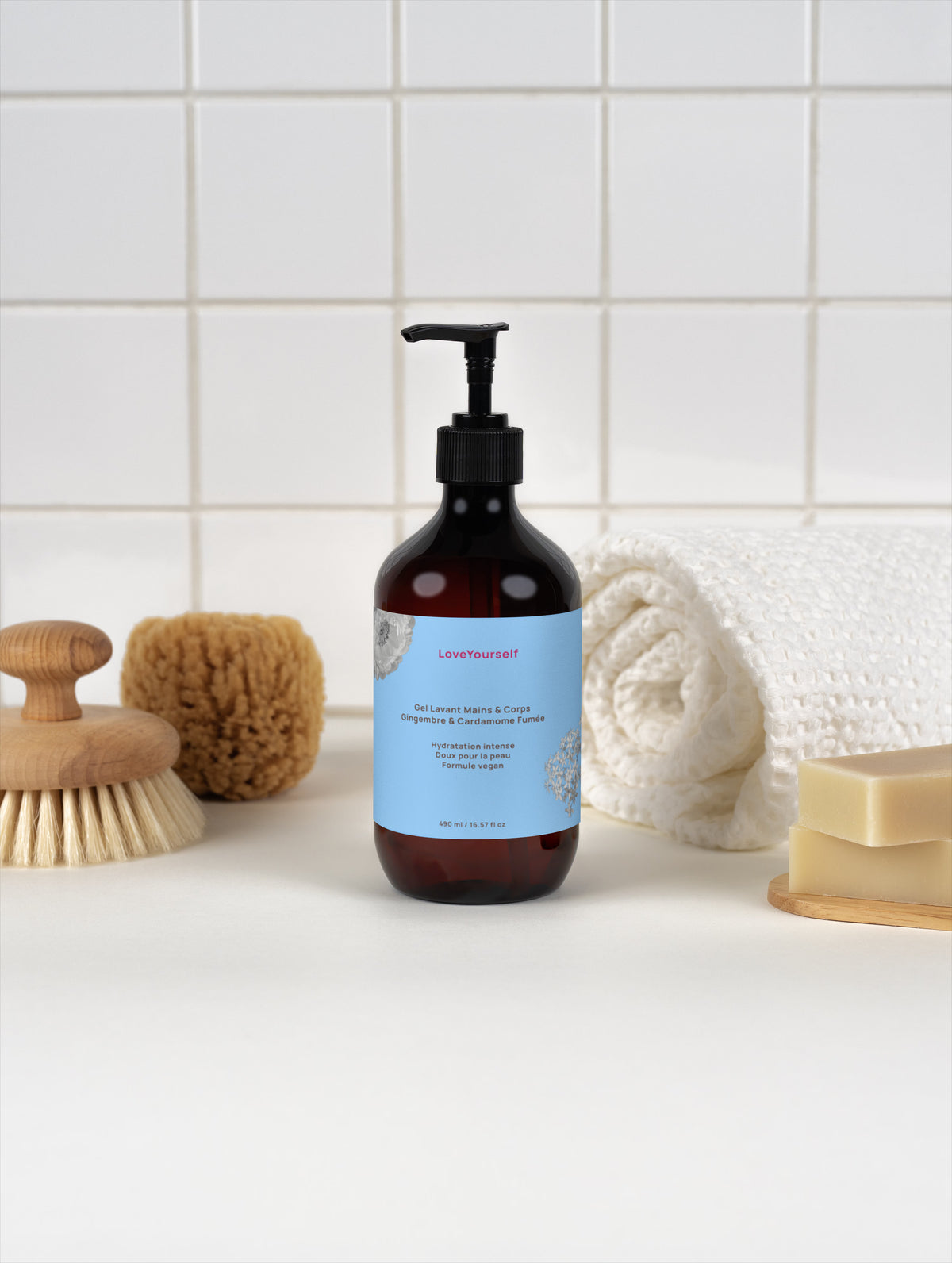 Gel Lavant Gingembre & Cardamome Fumée – 490 ml