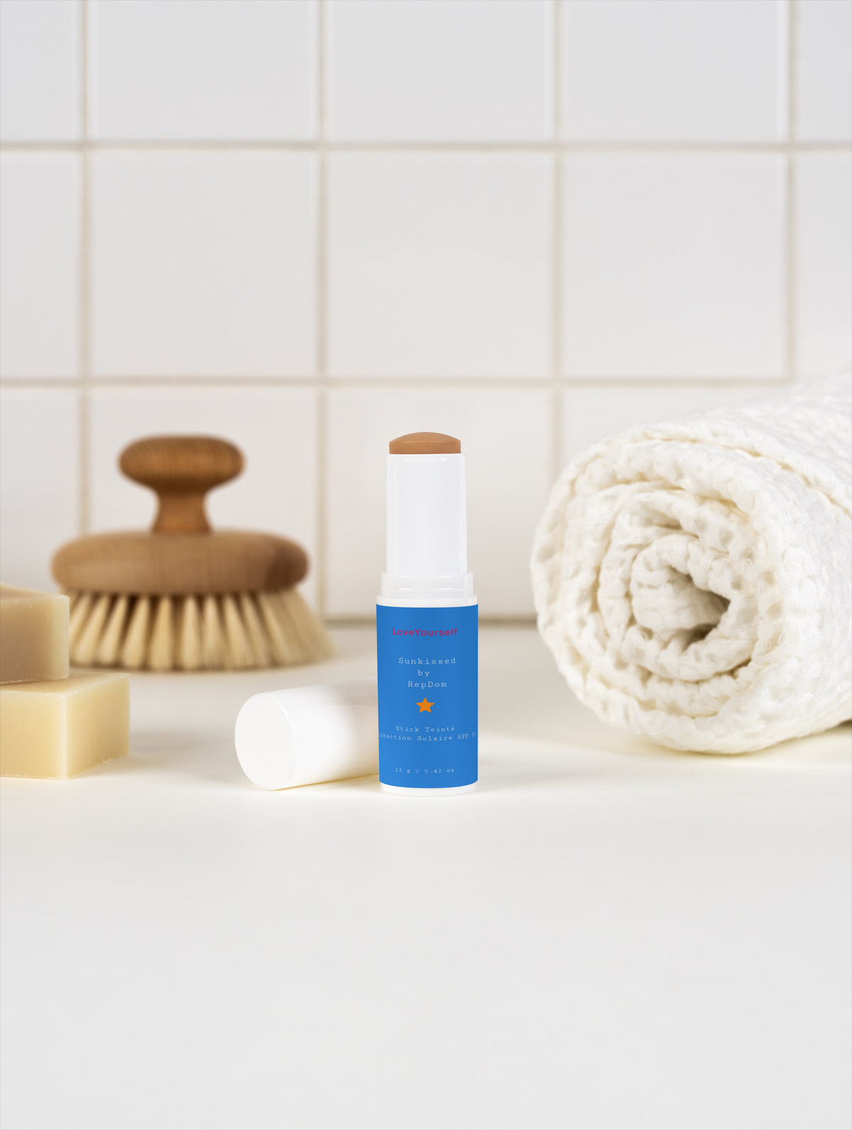 Stick Solaire Minéral Sunkissed by RepDom SPF50 Teinté - 140 g